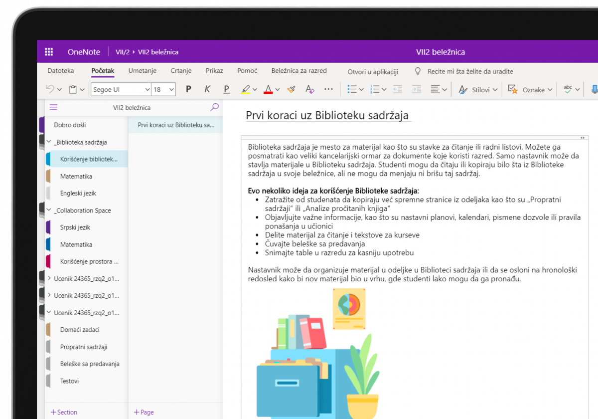 OneNote Class Notebook Za Edukaciju - E-nastava - Microsoft Office 365