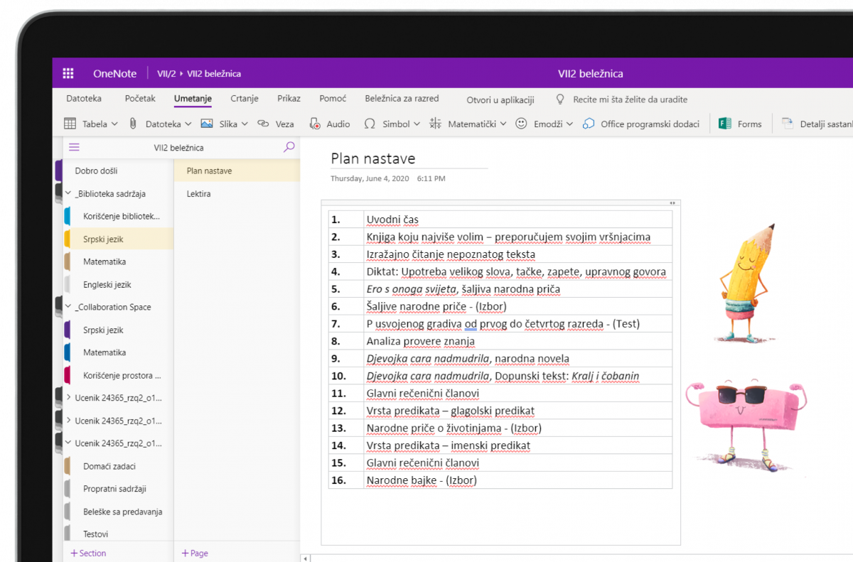 OneNote Class Notebook Za Edukaciju - E-nastava - Microsoft Office 365